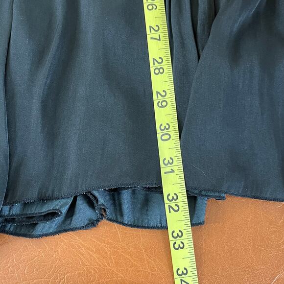 Free People Intimately Want Your Love Black Tie Back Tier Mini Dress Small - Picture 13 of 13